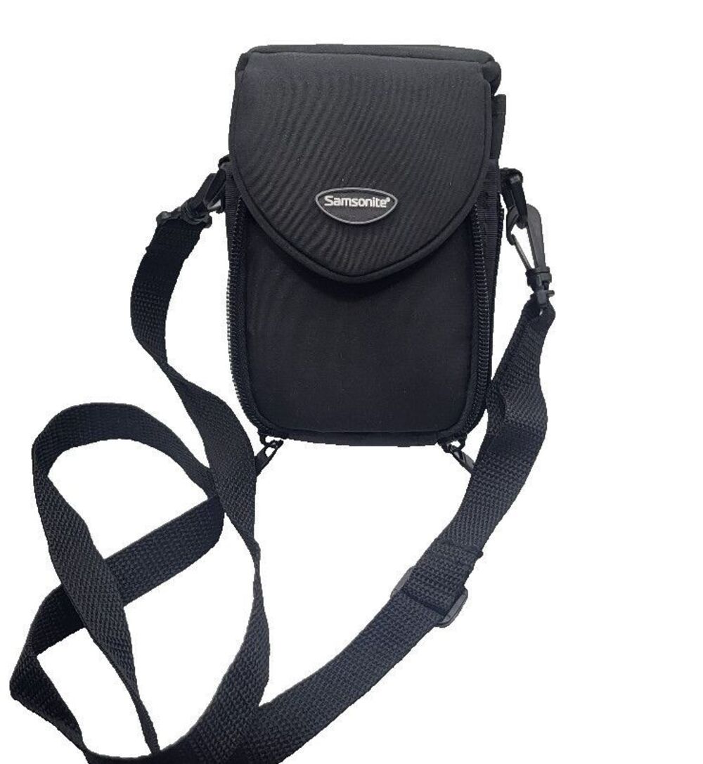 Samsonite Black Camera Case Travel Bag with Strap Belt Loop